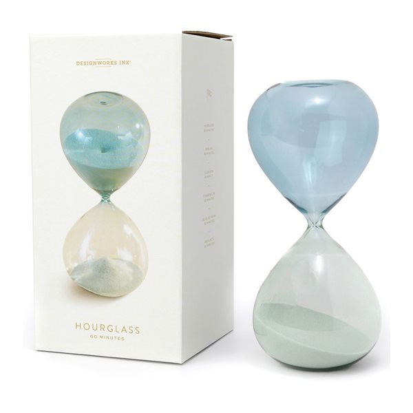 60 minutes Hourglass - Seaglass Ombre