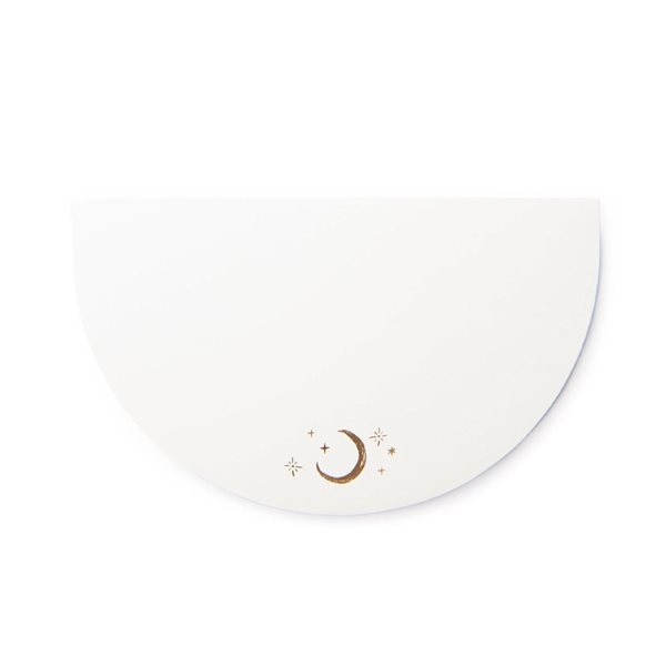 Celestial Half Moon Notepad