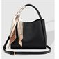 Steffie Vegan Leather Mini Tote Bag - Black