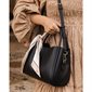 Steffie Vegan Leather Mini Tote Bag - Black