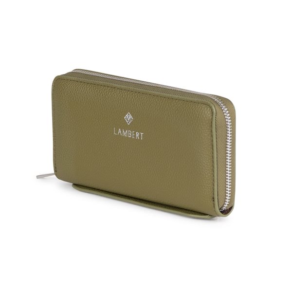 The Meli Vegan Leather Wallet - Olive