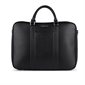 The Noah Vegan Leather 2-in-1 Computer Briefcase - Black