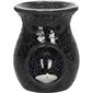 Black Crackle Oil Burner and Wax Warmer