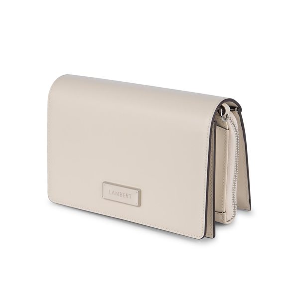 The Rebecca Vegan Leather Crossbody Bag - Salt