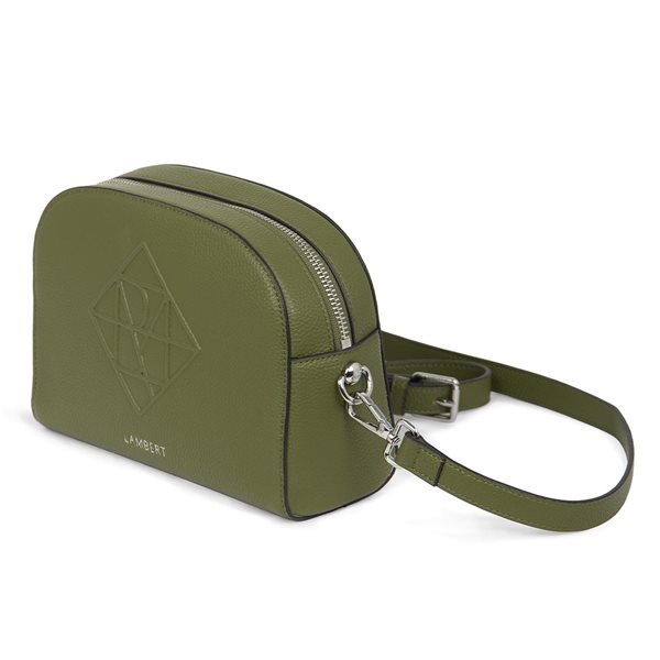 Sac à main à bandoulière en cuir végane Kayla - Olive