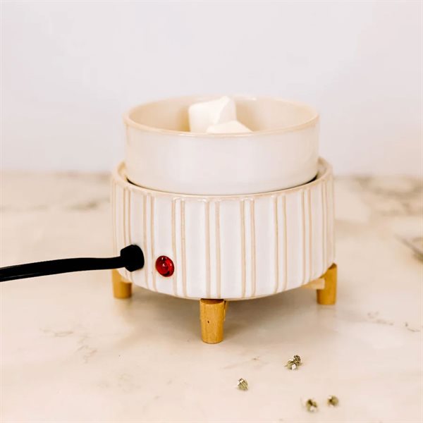 Wood and ceramic 2 in 1 Wax Melt Warmer