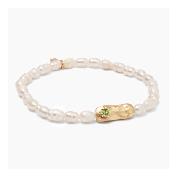 Pearl Affirmation Bracelet - Luck - Gold