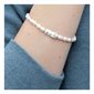 Bracelet d'affirmation en perles - Luck - Argent