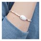 Pearl Affirmation Bracelet - Courage - Silver