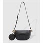 Joey Vegan Leather Sling Bag - Black