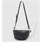 Joey Vegan Leather Sling Bag - Black