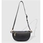 Joey Vegan Leather Sling Bag - Black