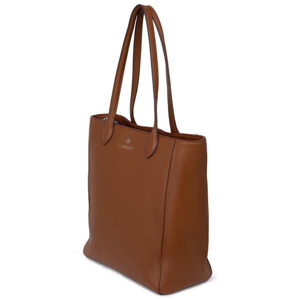 The Claire - Terra Vegan Leather Tote Bag - Affogato