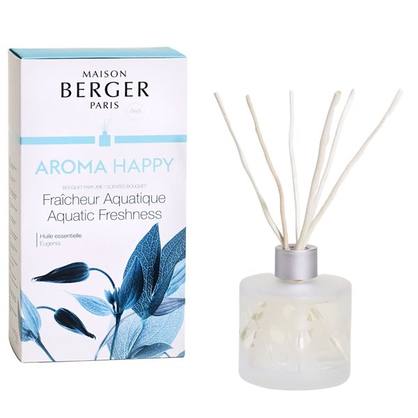 Bouquet parfumé Berger Aroma happy Fraîcheur aquatique