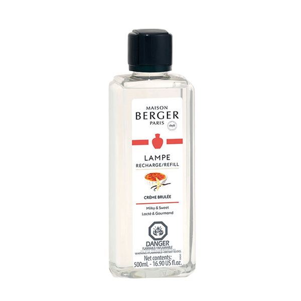 Recharge de parfum pour lampe Berger 500 ml - Crème brûlée