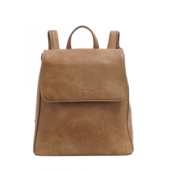 Gina Convertible Backpack - Dark Sand