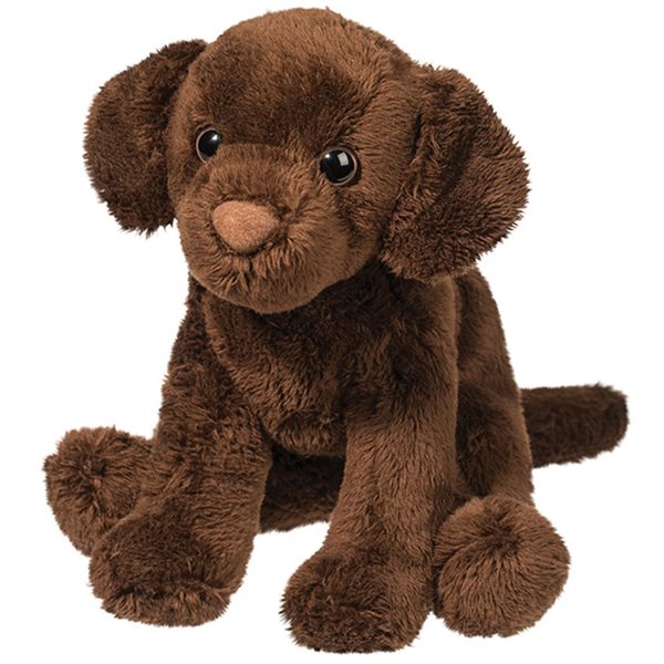 Peluche Finn le labrador chocolat