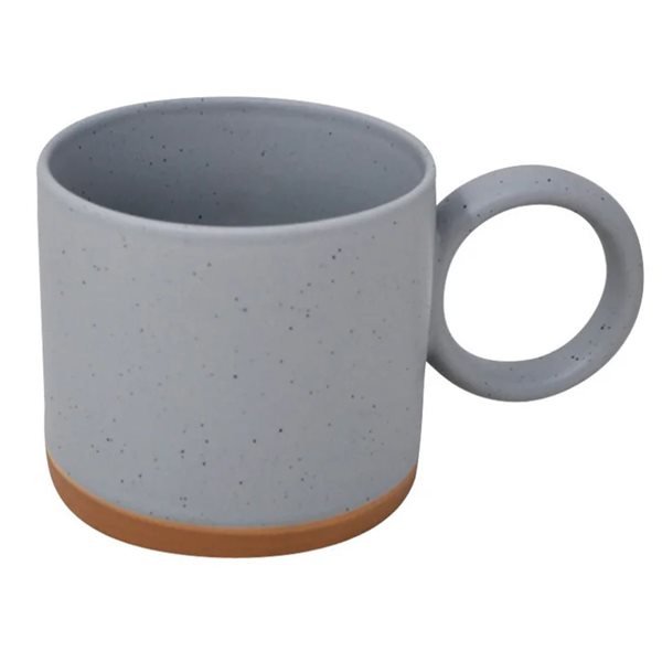 Tasse à poignée ronde - Bleu