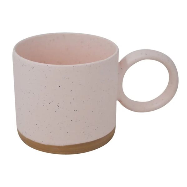 Tasse à poignée ronde - Rose