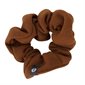 Elastic Hair Scrunchie - Regular Size - Dark Brown