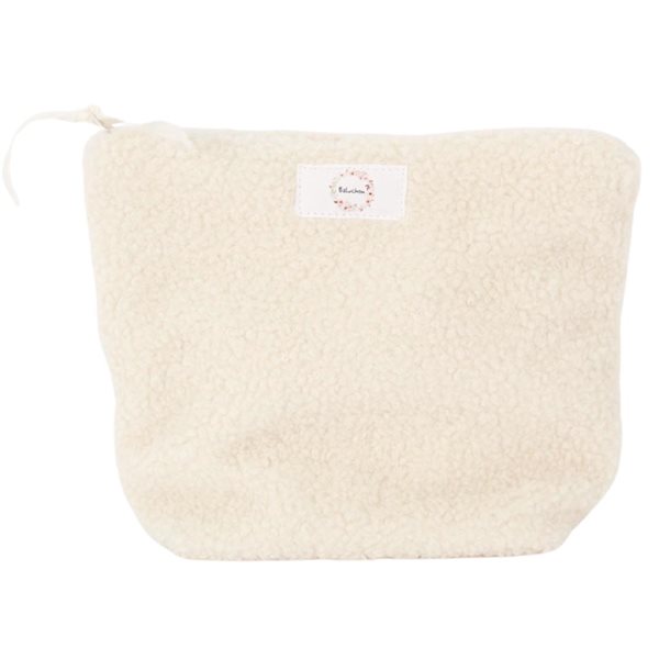 Zippered Pouch - Medium Size - Ivory