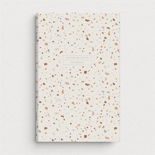 Stapled Lined Notebook - Terrazzo