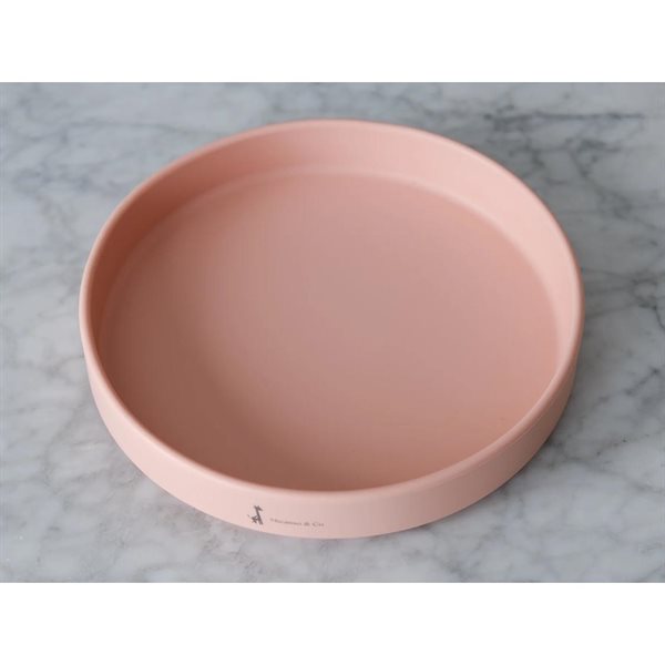 Grande assiette en silicone - Mauve