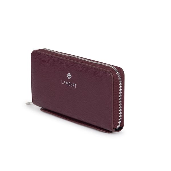 The Meli Vegan Leather Wallet - Cabernet