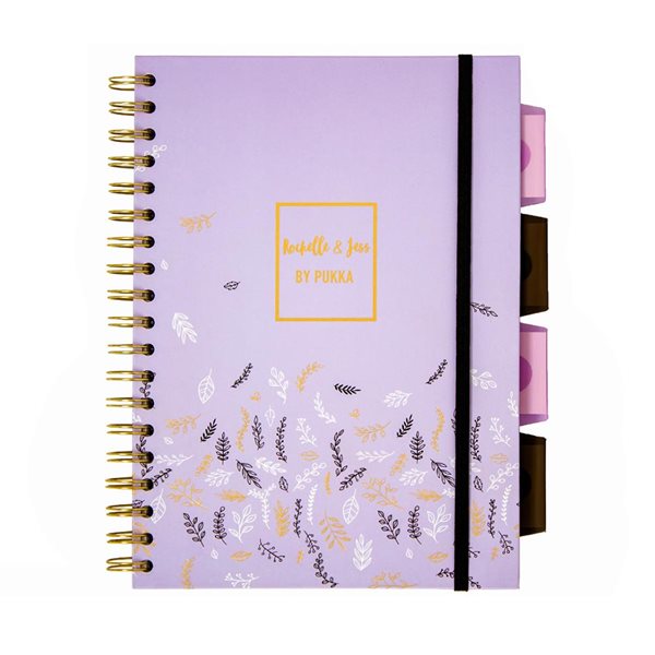 Rochelle & Jess Ruled Project Notebook - Lilac