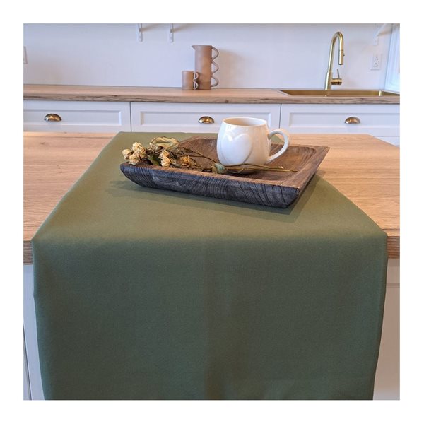 La Verte Dark Green Tablecloth