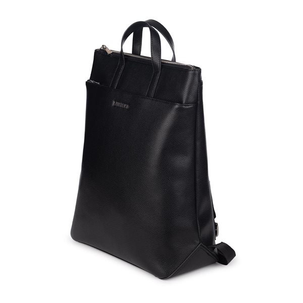 The Billie Vegan Leather Backpack - Black