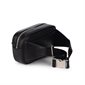 The Marina Vegan Leather Waist Bag - Black