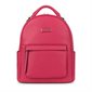 The Maude Vegan Leather Backpack - Raspberry