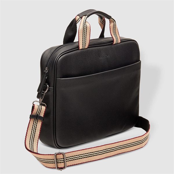 Walter Men Laptop Bag - Black