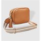 Jacinta Metallic Crossbody Bag - Camel