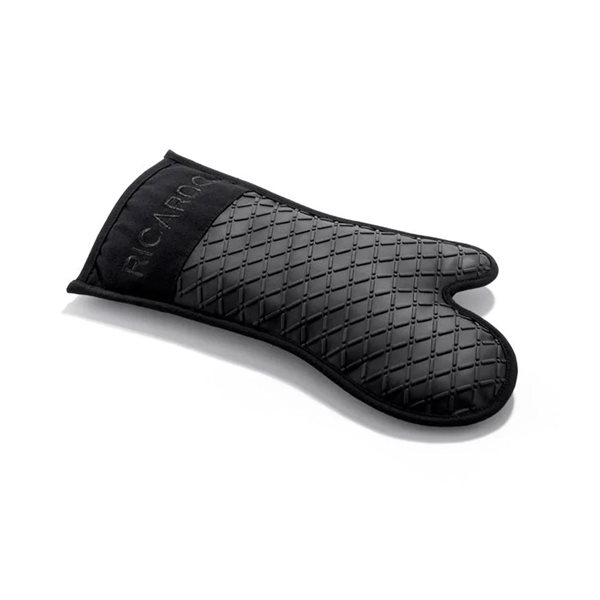 RICARDO Black Silicone BBQ Mitt