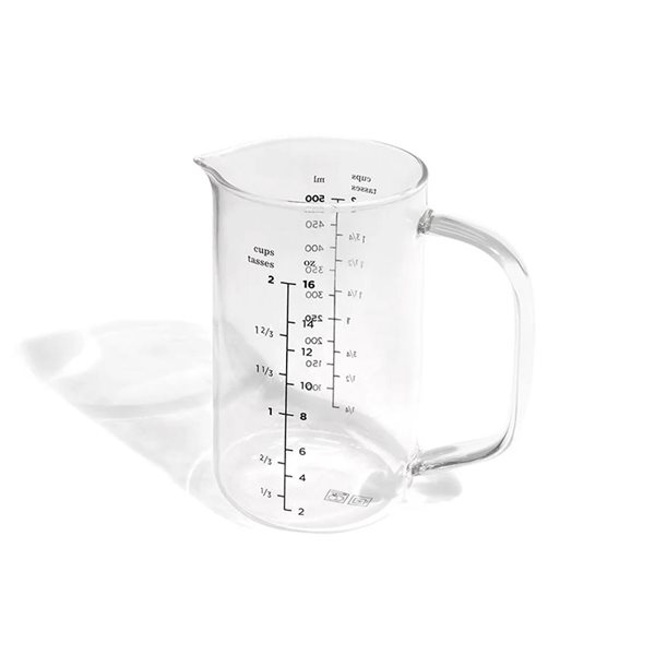 RICARDO Multi-purpose Glass 2-Cup (0.5 litre) Measuring Cup