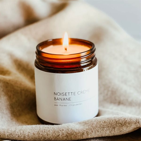 Hazelnut Cream Banana Soy Candle