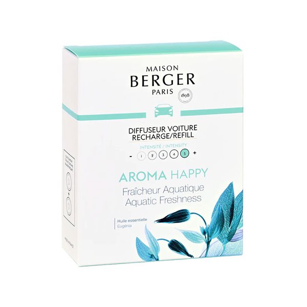 Berger Car Diffuser Refills - Happy Aroma Aquatic Freshness (2)