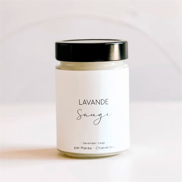 Lavender & Sage Soy Candle