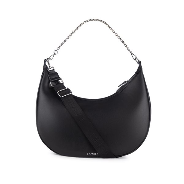 The Jenny Vegan Leather Handbag - Black