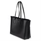 The Daniela Vegan Leather Tote Bag - Black