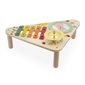 Wooden Musical Table with 3 Multicolor Musical Toys