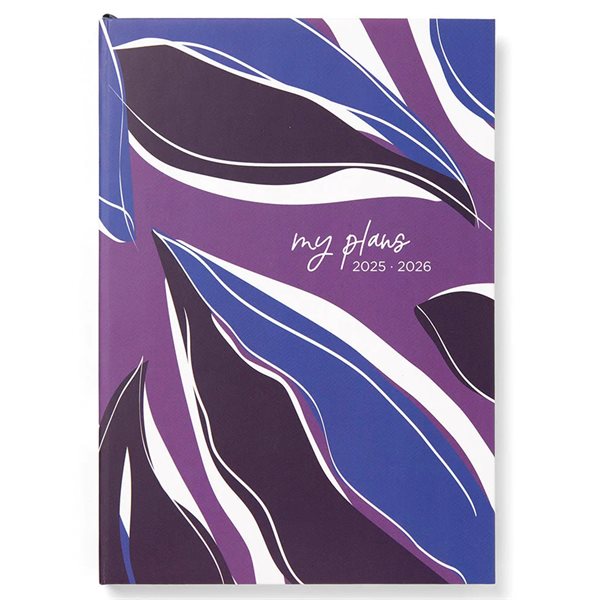 Botanics AS Weekly School Planner (2025-2026) - Plum & Mauve