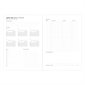 Gingham AS Weekly School Planner (2025-2026) - Aqua