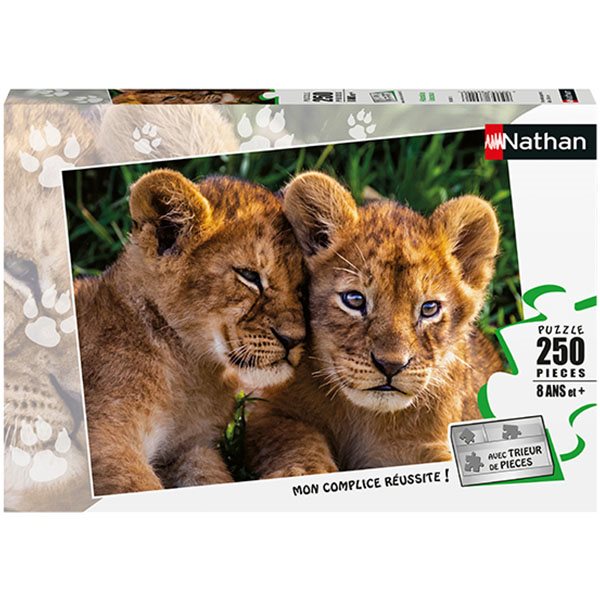 Casse-tête 250 morceaux - Adorables lionceaux