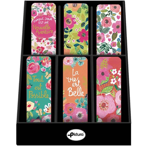Marque-pages Pictura - Fleurs