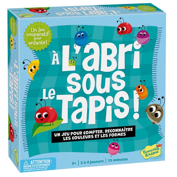 Jeu à l’abri sous le tapis