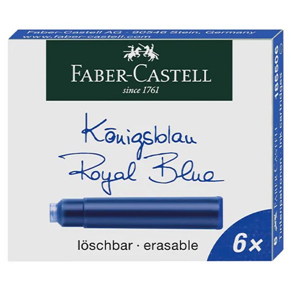Recharge d'encre pour plume fontaine – Bleu royal