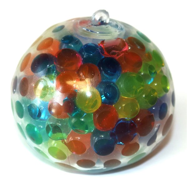 Balle anti-stress remplie de perles d'eau